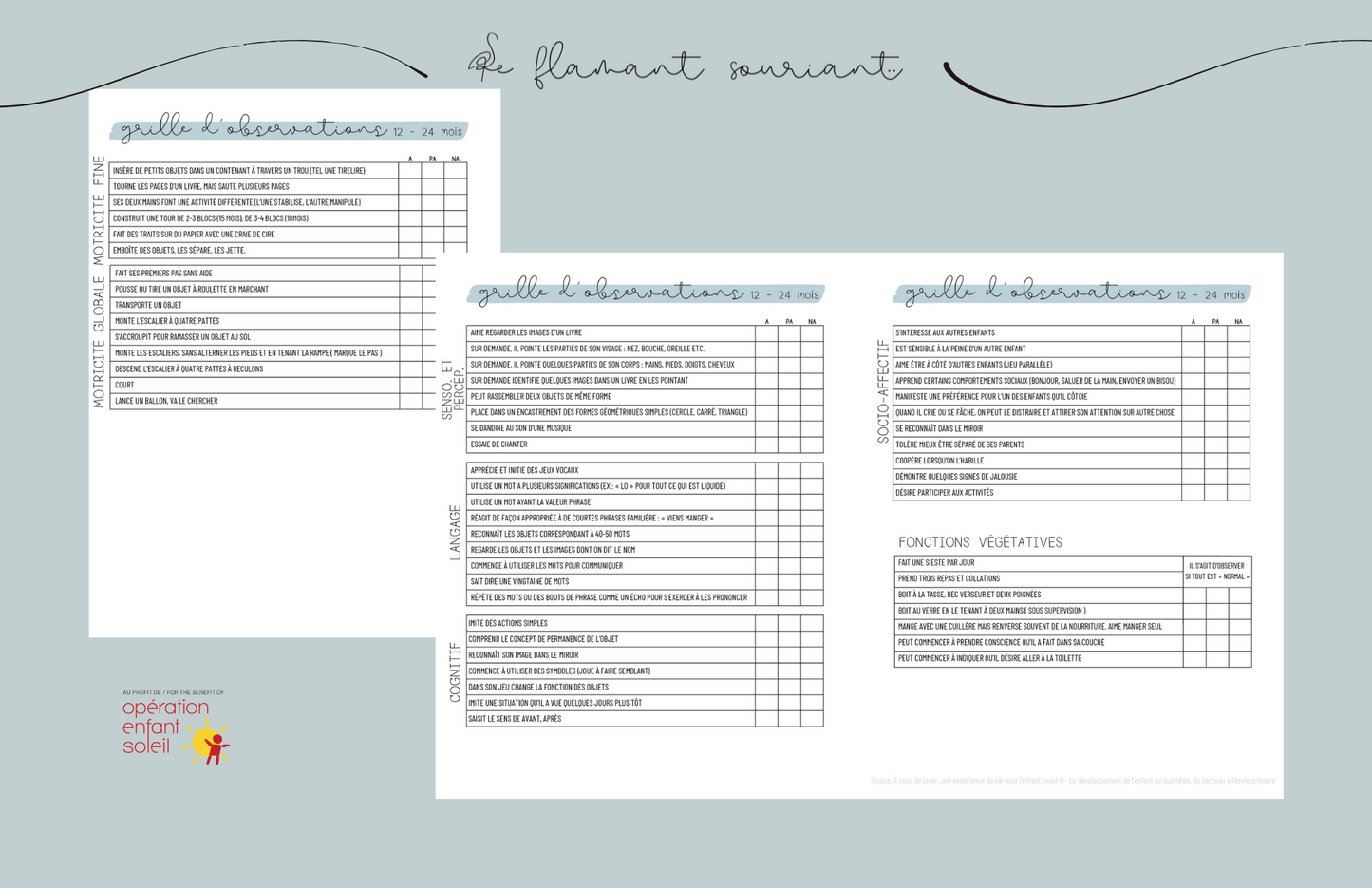 Planificateur - Petite enfance