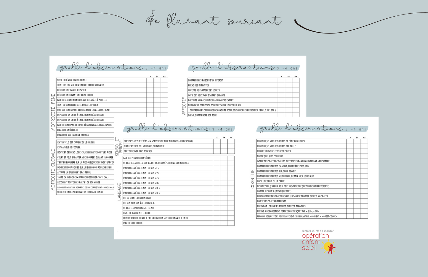 Planificateur - Petite enfance