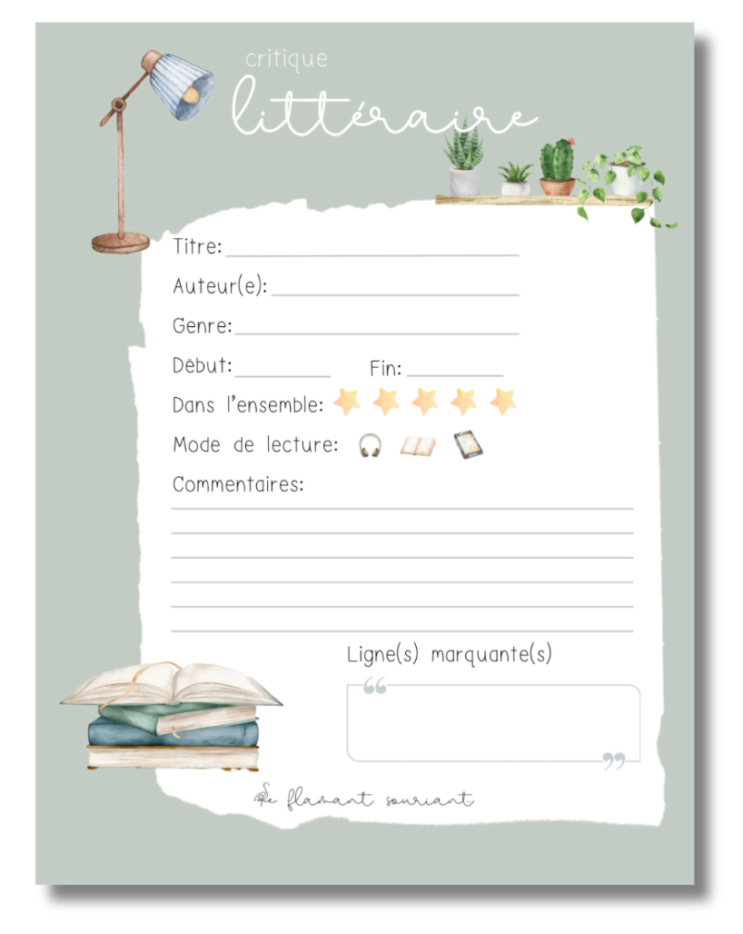 Petit Bloc-notes (critique littéraire)