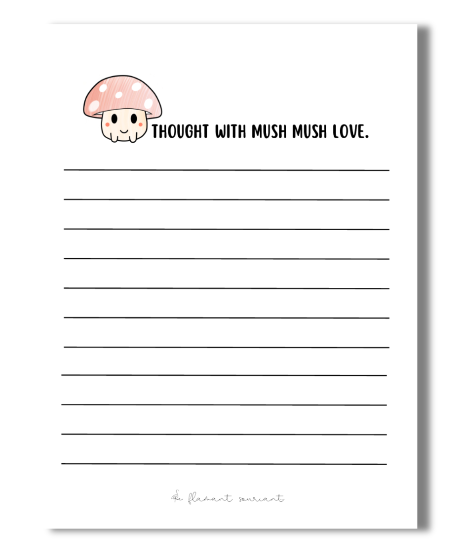 Petit Bloc-notes (mush mush love)