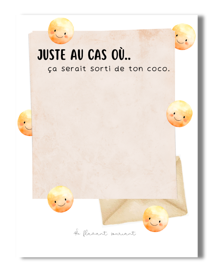 Petit Bloc-notes (juste au cas où)
