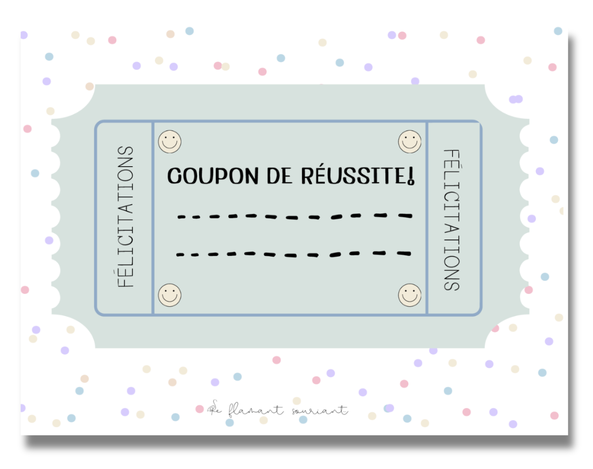Coupon (réussite)