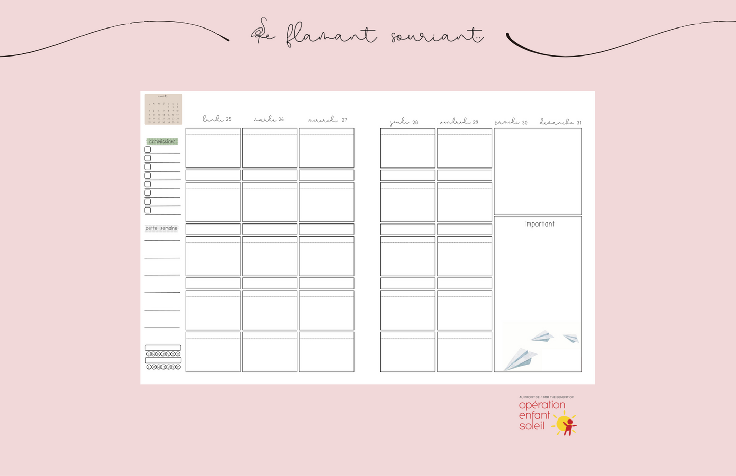 Planificateur - Profs