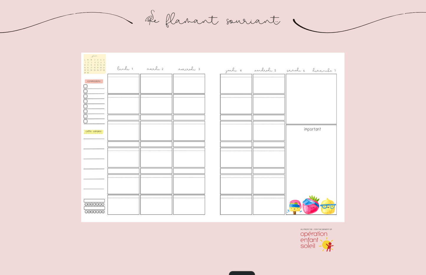 Planificateur - Profs