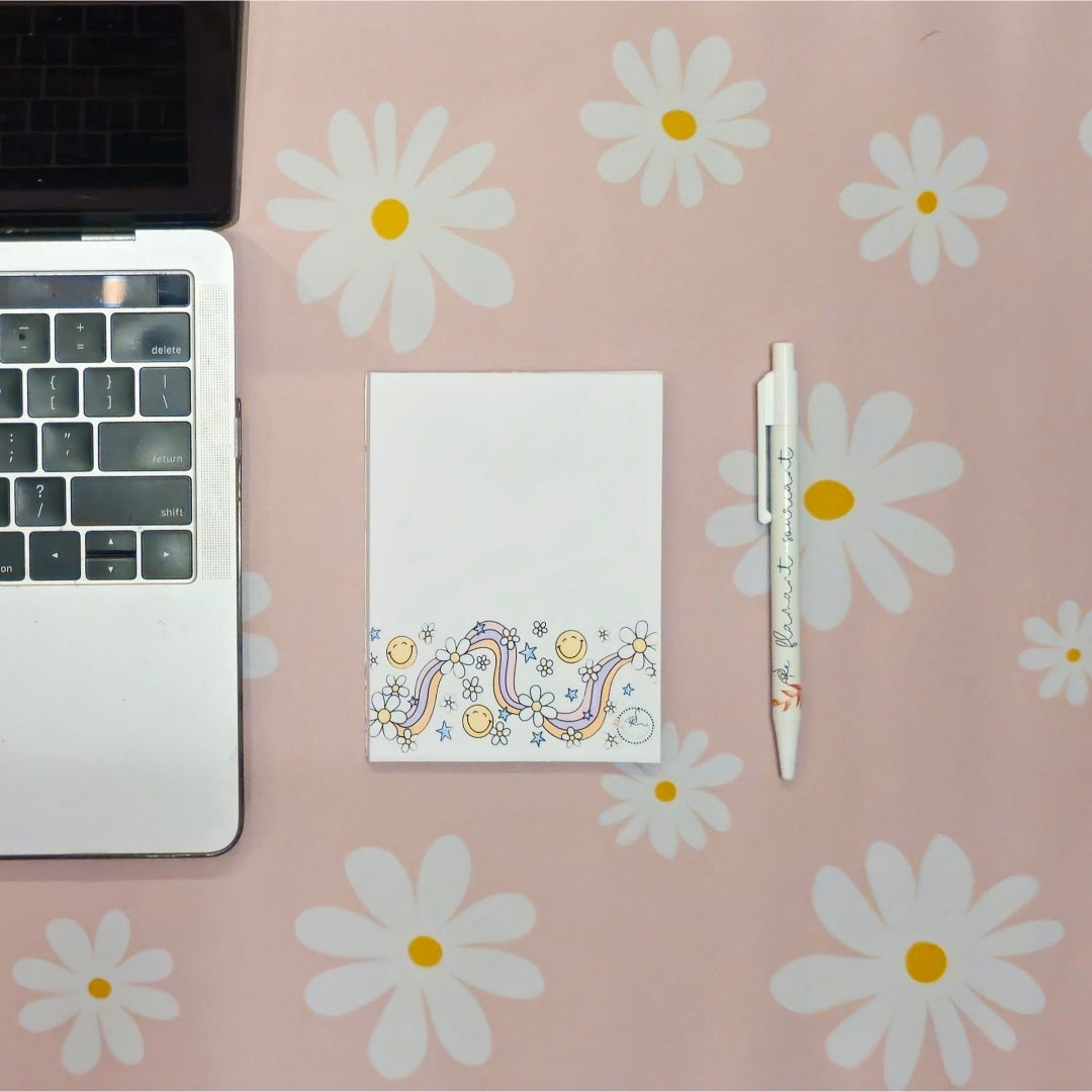 Tapis de bureau rose