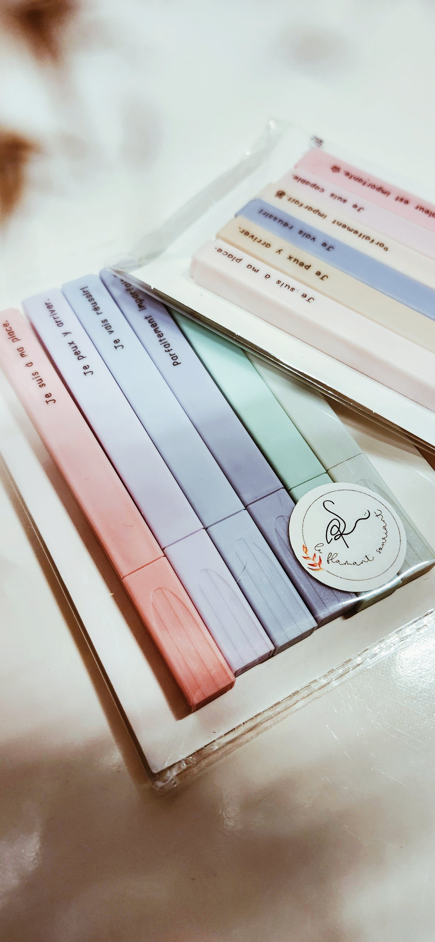 Surligneurs positifs