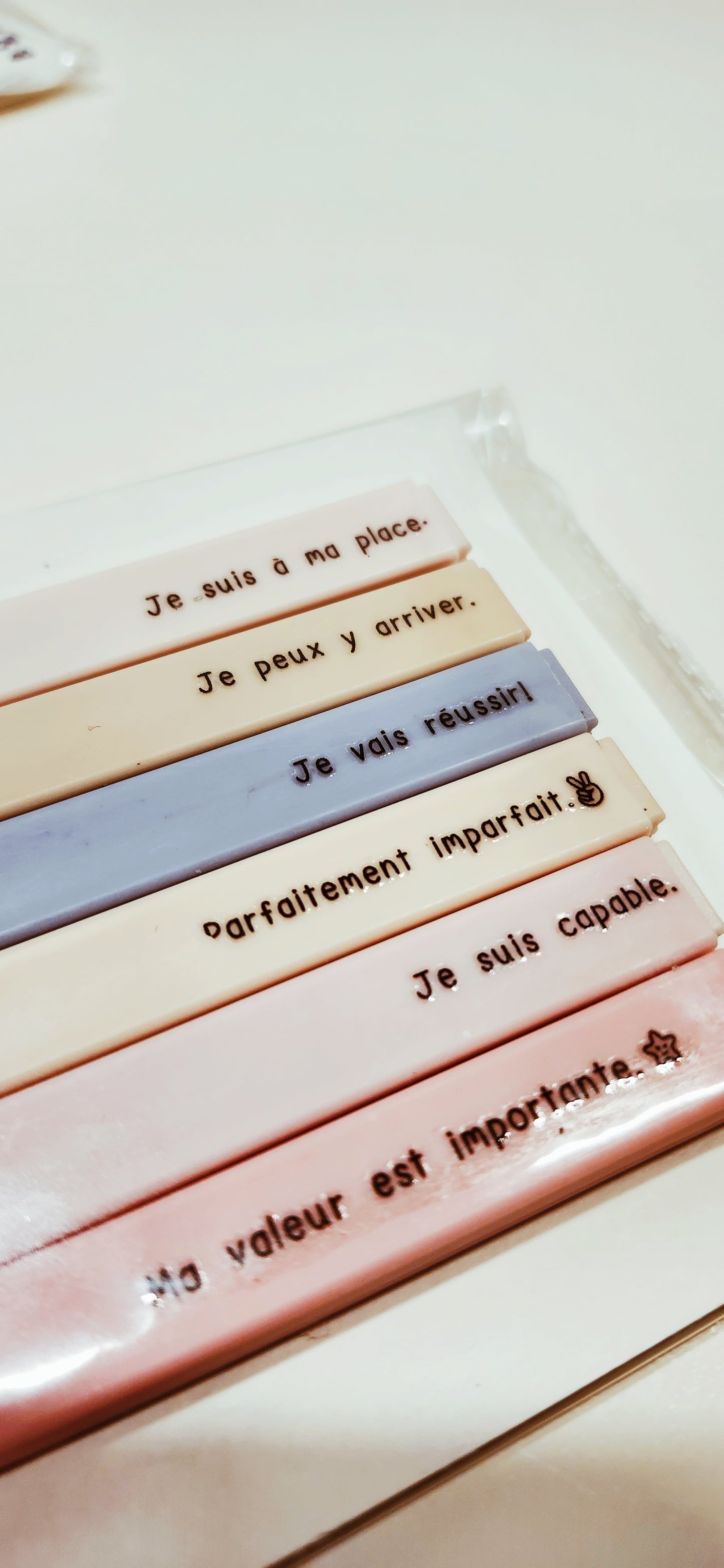 Surligneurs positifs