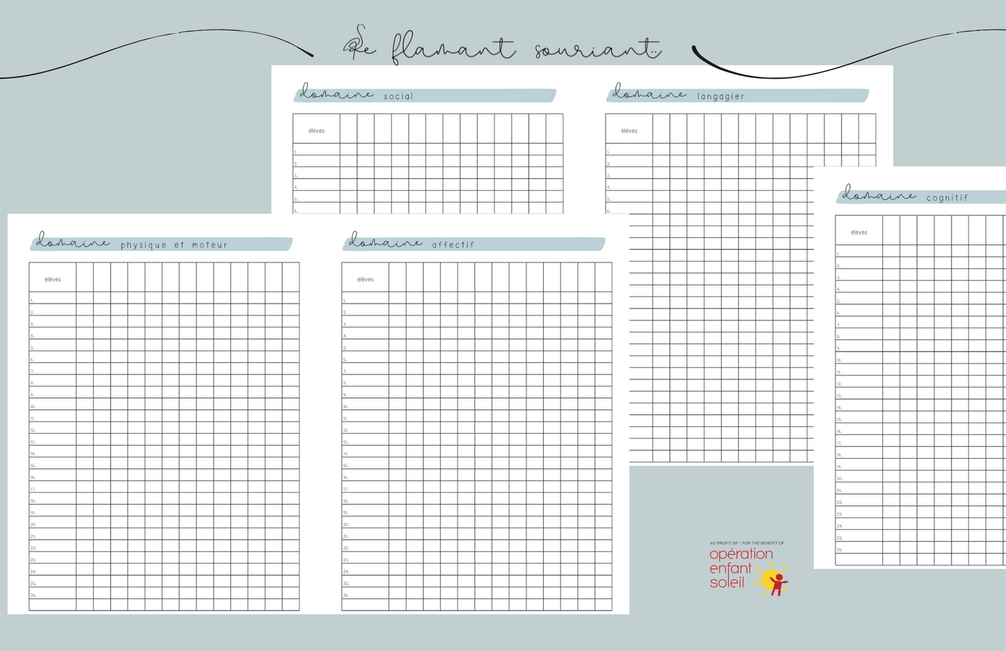 Planificateur - Petite enfance