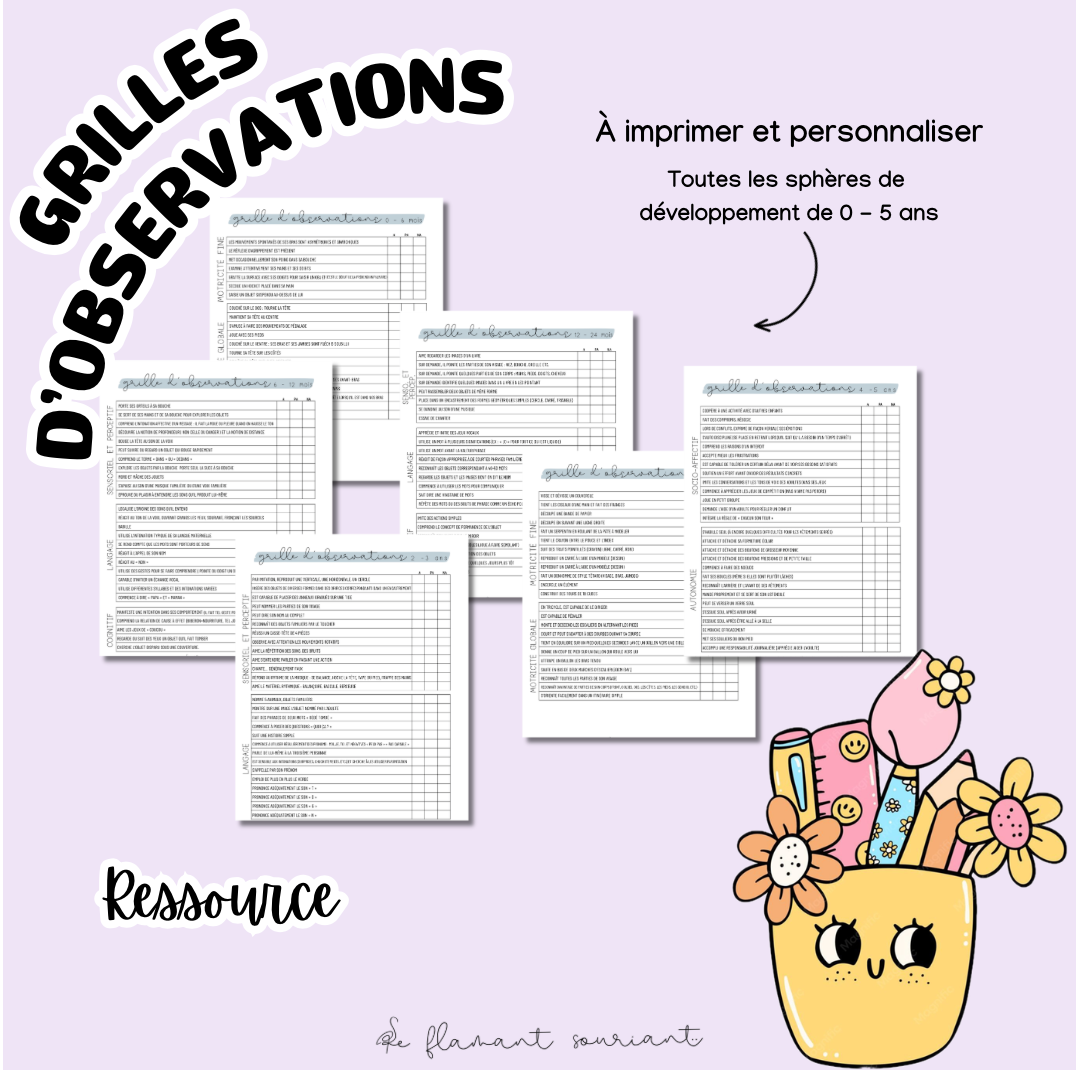 Grilles d'observations
