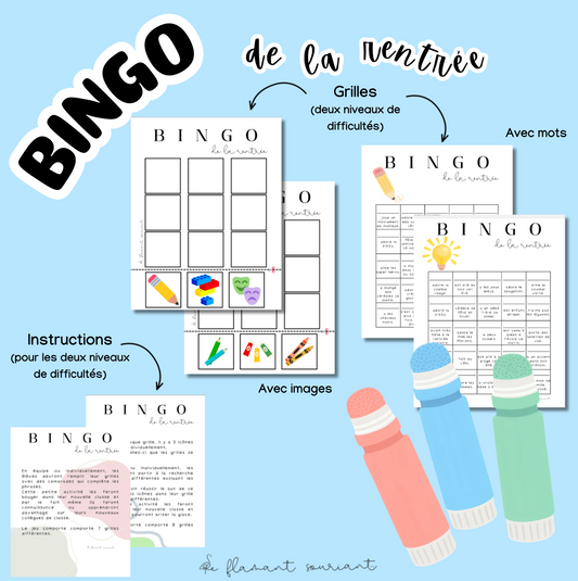 Bingo de la rentrée