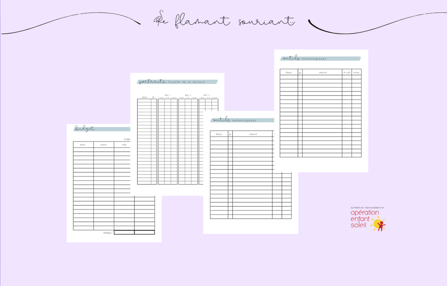 Planificateur - Professionnels