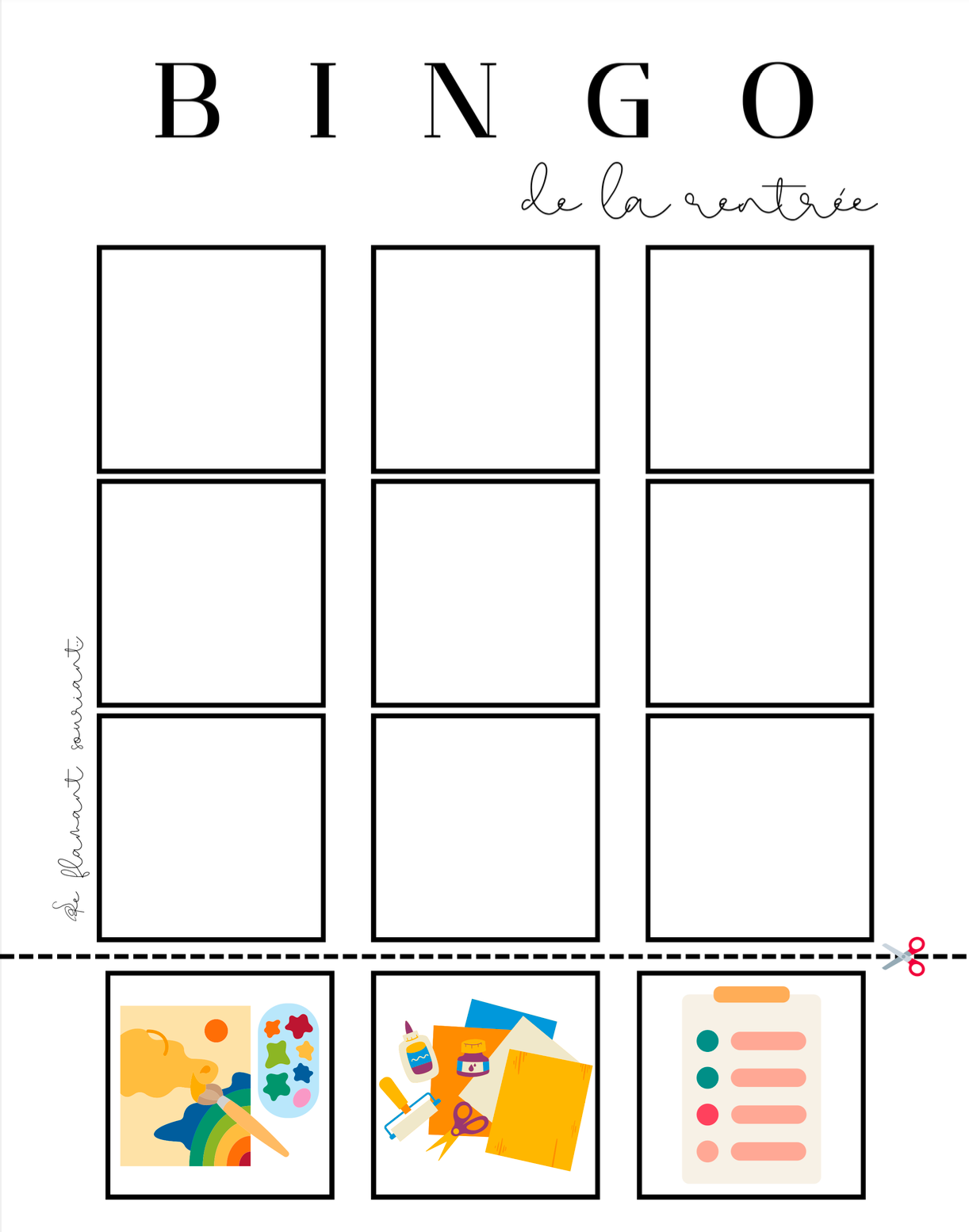 Bingo de la rentrée